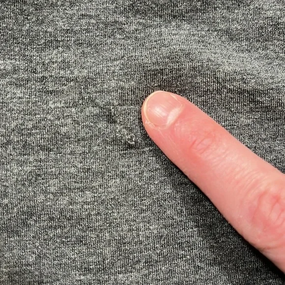 Eileen Fisher Fine Jersey Cap Sleeve Gray Grey Dress Women's Medium M T-Shirt - Picture 10 of 10